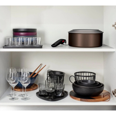 Набор посуды Tefal Ingenio XL Intense, сменная ручка, 3 предмета, алюминий, бакелит, коричневый (L1509273) Набор посуды Tefal Ingenio XL Intense, сменная ручка, 3 предмета, алюминий, бакелит, коричневый (L1509273)