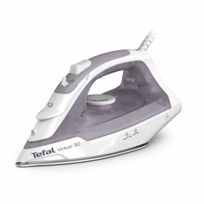 Праска Tefal Virtuo 30, 2000Вт, 240мл, паровий удар -120гр, постійна пара - 27гр, керам. підошва, сіро-фіолетовий