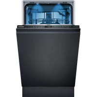 Посудомийна машина Siemens вбудована, 10компл., A+, 45см, дисплей, 3й кошик, Zeolith, білий