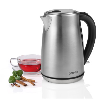 Электрочайник Gorenje 1.7л, металл, нерж (K17S)