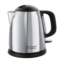 Электрочайник Russell Hobbs Victory 1л, металл, серебристо-черный