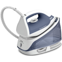 Праска-парогенератор Tefal Optimal, 2200Вт, 1200мл, паровий удар -190гр, постійна пара - 110гр, керам. підошва, біло-синій Праска-парогенератор Tefal Optimal, 2200Вт, 1200мл, паровий удар -190гр, постійна пара - 110гр, керам. підошва, біло-синій