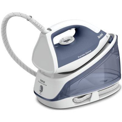 Праска-парогенератор Tefal Optimal, 2200Вт, 1200мл, паровий удар -190гр, постійна пара - 110гр, керам. підошва, біло-синій Праска-парогенератор Tefal Optimal, 2200Вт, 1200мл, паровий удар -190гр, постійна пара - 110гр, керам. підошва, біло-синій