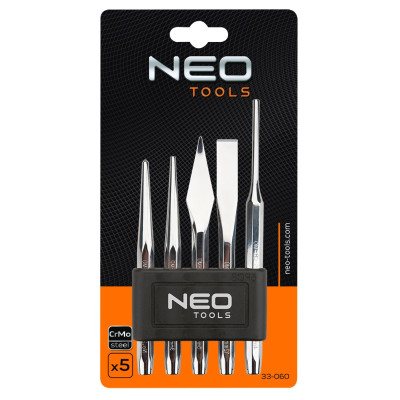 Neo Tools 33-060 Набiр iнструментiв (зубил i долот) 5шт.*1 уп.