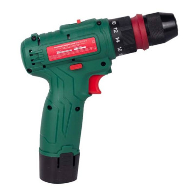 Шурупокрут-дриль акумуляторний Зеніт ЗША-12/15 DFR 12В 2х1.5А·год 18Нм 350·1350об/хв 0.95кг Шурупокрут-дриль акумуляторний Зеніт ЗША-12/15 DFR 12В 2х1.5А·год 18Нм 350·1350об/хв 0.95кг