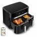 Tefal Мультипіч Dual Easy Fry XXL, 2700Вт, чаша-6.5+4.5л, сенсорне керув., 2 чаши, гриль, пластик, чорний