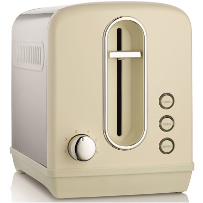 Тостер Gorenje 1000Вт, пластик/метал, бежевий (T1100CLI)