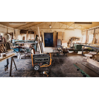 Neo Tools Генератор бензиновий 04-730, 2.8/3.0кВт, 1х12В та 2х230В (16А), бак 15л, 313г/кВтГ, 45 кг