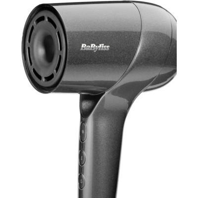 Фен Babyliss Titanium Shine, 1600Вт, 3 режими, іонізація, хол. обдув, 2 насадки, темно-сірий Фен Babyliss Titanium Shine, 1600Вт, 3 режими, іонізація, хол. обдув, 2 насадки, темно-сірий