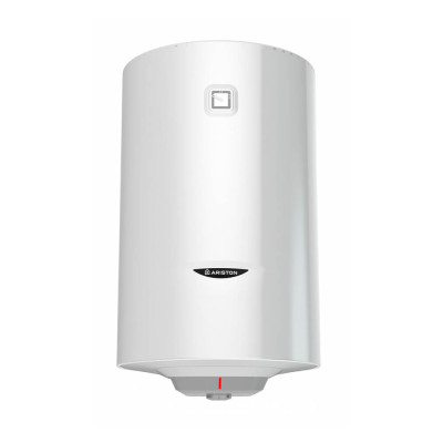 Водонагрівач електр. Ariston круглий PRO1 R 100 V 1.5 К PL DRY, 100л, 1,5кВт, сухий тен, мех. кер-ння, C, Італія, білий