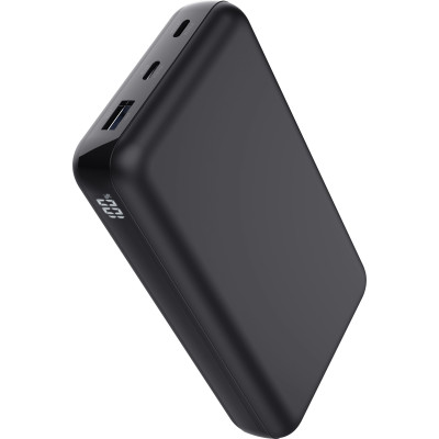 Аккумулятор портативный литий-ионный power bank Trust Laro, 20000 мА-ч, USB-A/2хUSB-C, 100w, черный