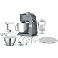 Кухонна машина Sencor Paul 1 1700Вт, чаша-метал, корпус-метал/пластик, насадок-12, метал