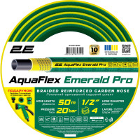 Шланг садовий 2Е AquaFlex Emerald Pro 1/2