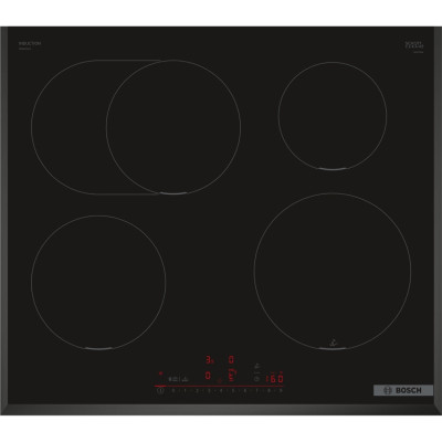 Варильна поверхня Bosch  індукційна, 60см, розширена зона, сенсор смаження PerfectFry Plus, Home Connect, чорний