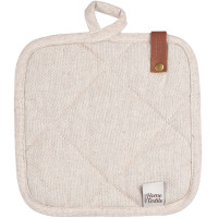 Прихватка ARDESTO Oliver, 20х20см, 100% бавовна, нап-ч: ватин, бежевий