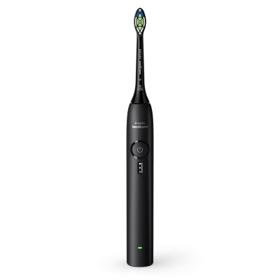 Щітка зубна електр. Philips, Sonicare 3100 series, насадок-1, дорожній футляр, чорний