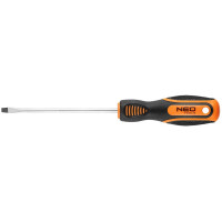 Викрутка Neo Tools плоска, SL4x100мм, сталь CrV Викрутка Neo Tools плоска, SL4x100мм, сталь CrV