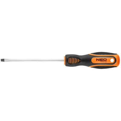 Викрутка Neo Tools плоска, SL4x100мм, сталь CrV Викрутка Neo Tools плоска, SL4x100мм, сталь CrV