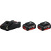 Bosch Акумуляторні батареї з ЗУ , комплект 2 шт, GBA 18Вх4.0A*год + GAL 18V-40