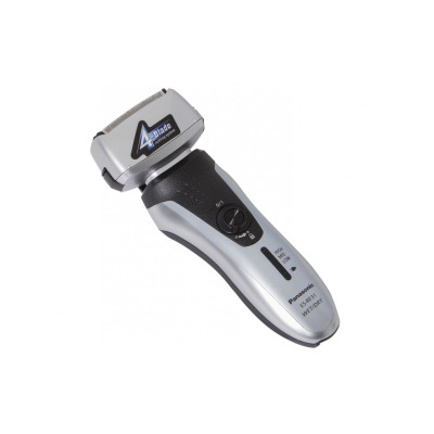 Бритва електр. Panasonic сіткова, 10000 об/хв, бритв.головок-4, Li-Ion, сух.+волог., тример, срібний Бритва електр. Panasonic сіткова, 10000 об/хв, бритв.головок-4, Li-Ion, сух.+волог., тример, срібний