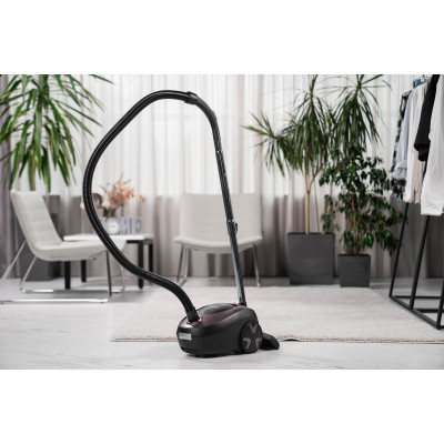 Пилосос Ardesto мішковий, 800Вт, мішок- 2.5л, HEPA, чорно-бронзовий