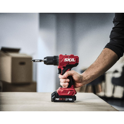Шурупокрут-дриль акумуляторний SKIL 3011 HB 20В 2х2А·год 55Нм 450·1700об/хв 0.83кг кейс Шурупокрут-дриль акумуляторний SKIL 3011 HB 20В 2х2А·год 55Нм 450·1700об/хв 0.83кг кейс