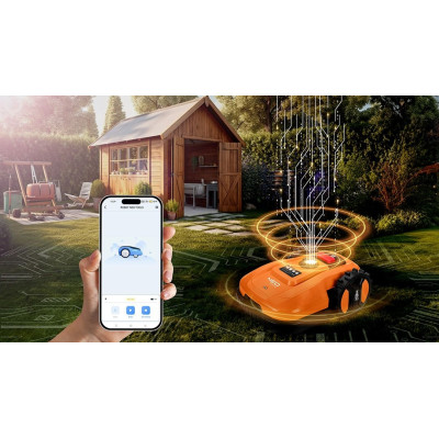 Газонокосарка-робот акумуляторна Neo Tools Energy+ 18В 1х6.0А·год 20-60мм 67дБ 600м2 3100об/хв кабель 100м IPX5 6.94кг Газонокосарка-робот акумуляторна Neo Tools Energy+ 18В 1х6.0А·год 20-60мм 67дБ 600м2 3100об/хв кабель 100м IPX5 6.94кг