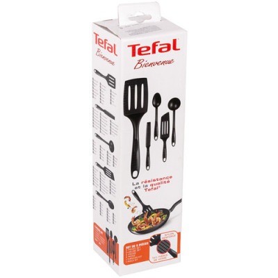 Набор кухонных аксессуаров Tefal Bienvenue, 5шт, пластик, черный (K001A504)