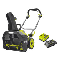 Снегоуборочная машина аккумуляторная Ryobi RY36STX45A-140 36В MAX POWER акб 1х4Ач ширина 45см бесщеточный двигатель выброс до 8м высота до 25см 21кг (5133005724) Снегоуборочная машина аккумуляторная Ryobi RY36STX45A-140 36В MAX POWER акб 1х4Ач ширина 45см бесщеточный двигатель выброс до 8м высота до 25см 21кг (5133005724)