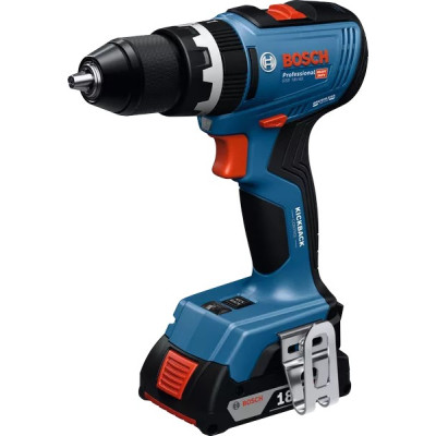 Шурупокрут-дриль акумуляторний Bosch Professional GSB 18V-65 18В 31·65Нм 0-2100об/хв 1.12кг без АКБ та ЗП Шурупокрут-дриль акумуляторний Bosch Professional GSB 18V-65 18В 31·65Нм 0-2100об/хв 1.12кг без АКБ та ЗП