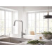 Смеситель для кухни Grohe Eurosmart, длин.вылива - 228мм, поворотный, 1рычаг, супер сталь