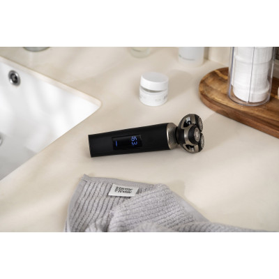 Бритва електр. ARDESTO роторна SHRR-B8WDR, 8Вт,  бритв.головок-3, Li-Ion, сух.+волог., чорний