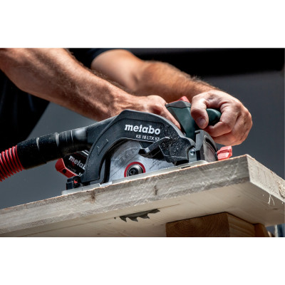 Metabo Пила дискова акумуляторна KS 18 LTX 57, 165мм, 2.8кг, без АКБ та ЗП