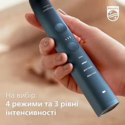 Щітка зубна електр. Philips, Sonicare DiamondClean 9000 Series, 62т. колив/хв, насадок-1, футляр, Bluetooth, чорний Щітка зубна електр. Philips, Sonicare DiamondClean 9000 Series, 62т. колив/хв, насадок-1, футляр, Bluetooth, чорний