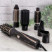 Фен-щітка Remington Blow Dry & Style Caring, 1200Вт, 2 режими, іоніз-я, хол. обдув, кейс для зберігання, кераміка, чорно-золотий