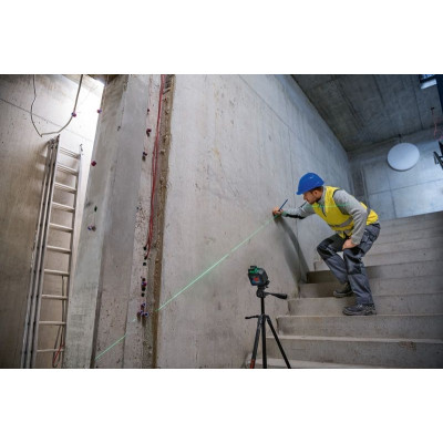 Нівелір лазерний Bosch Professional GLL2-20G + BT150 до 10м ±0.2мм/м зелений промінь штатив чохол 0.62кг