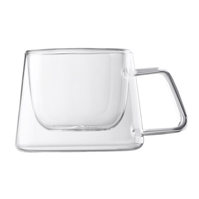 Набір чашок з ручками і подвійними стінками Ardesto, 200мл, 2шт, боросилікатне скло, прозорий Набір чашок з ручками і подвійними стінками Ardesto, 200мл, 2шт, боросилікатне скло, прозорий