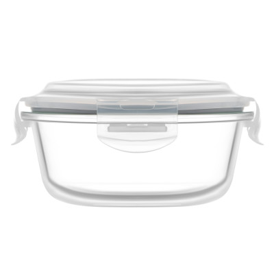 Контейнер для зберігання харчових продуктів ARDESTO Gemini 0.4л, боросилікатне скло, пластик, круглий, прозорий Контейнер для зберігання харчових продуктів ARDESTO Gemini 0.4л, боросилікатне скло, пластик, круглий, прозорий