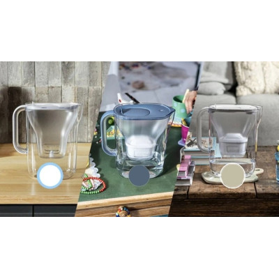 Фільтр-глечик Brita Style Essential XL MXPro 3.6л (2.3л очищеної води) з картриджем пісочний
