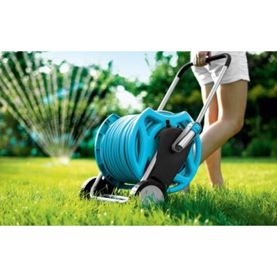 Котушка для шланга Cellfast DISCOVER на колесах 60м шланга 1/2" (55-600) Котушка для шланга Cellfast DISCOVER на колесах 60м шланга 1/2" (55-600)