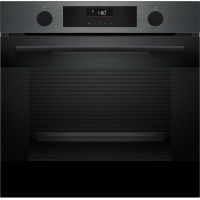 Духова шафа Bosch електрична, 76л, A, дисплей, конвекція, телескопічні направляючі, темно-сірий Духова шафа Bosch електрична, 76л, A, дисплей, конвекція, телескопічні направляючі, темно-сірий
