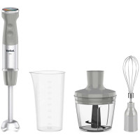 Блендер Tefal заглибний Quickchef+ 1000Вт, 3в1, чаша-800мл, чопер-500мл, турборежим, сріблясто-сірий Блендер Tefal заглибний Quickchef+ 1000Вт, 3в1, чаша-800мл, чопер-500мл, турборежим, сріблясто-сірий