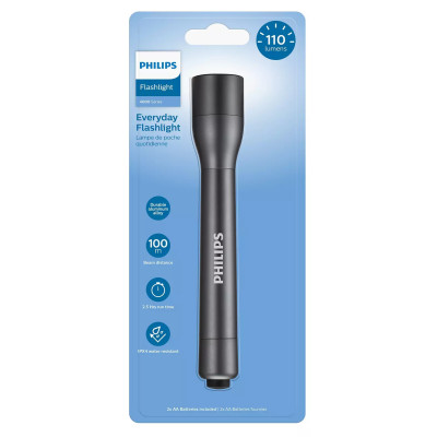 Philips Ліхтар Ручний SFL4002T, IPX4, 110 люмен, до 100 метрів, 2хАА