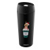 Термокухоль ARDESTO Coffee Time Reindeer 450мл, нержавіюча сталь, чорний