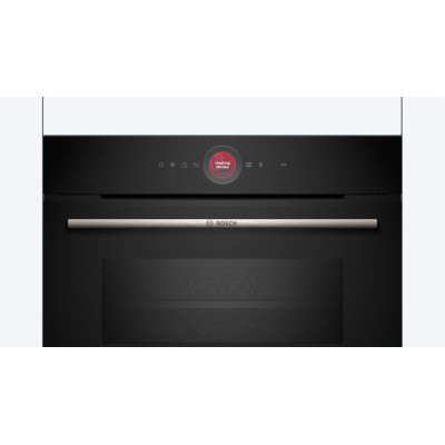 Духова шафа Bosch електрична компактна, 45л, A, дисплей, конвекція, ф-ція мікрохвиль, чорний