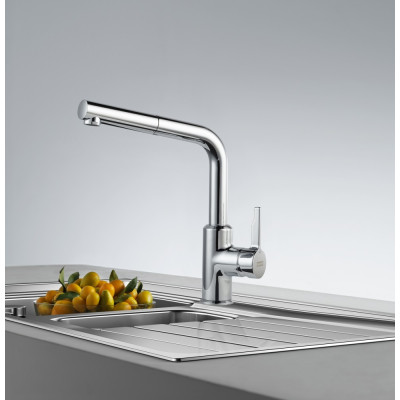 Змішувач для кухні Franke Urban Pull Out, довж.виливу - 252мм, витяжний, 1важіль, хром Змішувач для кухні Franke Urban Pull Out, довж.виливу - 252мм, витяжний, 1важіль, хром