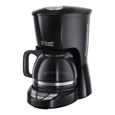 Кофеварка Russell Hobbs капельная Textures Plus 1.25л, молотый черный