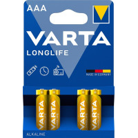 Батарейка Varta Longlife лужна AAA блістер, 4 шт