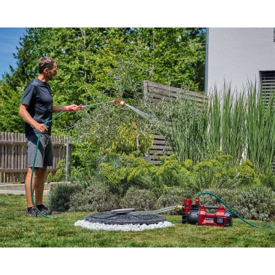 Einhell Насос садовий акумуляторний AQUINNA 36/38 F LED, 3800л/г, 36В, 3.7бар, глиб 6м, 4.25кг, без АКБ і ЗП