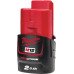 Акумулятор Milwaukee Redlithium M12 12В 2А·год 0.178кг Акумулятор Milwaukee Redlithium M12 12В 2А·год 0.178кг